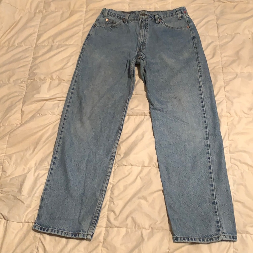 Vintage orange tab Levi’s jeans 36x32 awesome